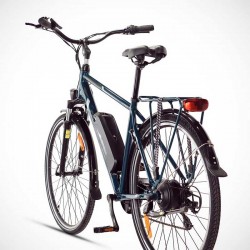 Passion Niebieski - miejski rower elektryczny - OverFly - Torun