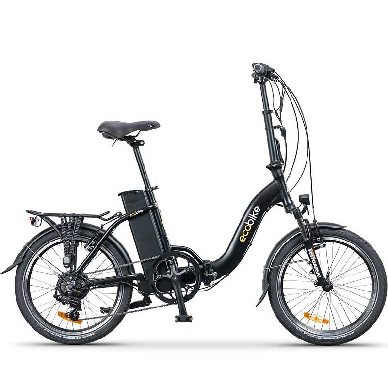 Even Black 15,5" - składany rower elektryczny - EcoBike - Torun Even Black 15,5" - składany rower elektryczny - EcoBike - Torun