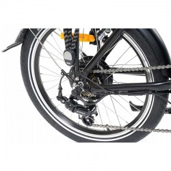 Even Black 15,5" - składany rower elektryczny - EcoBike - Torun