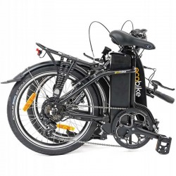 Even Black 15,5" - składany rower elektryczny - EcoBike - Torun